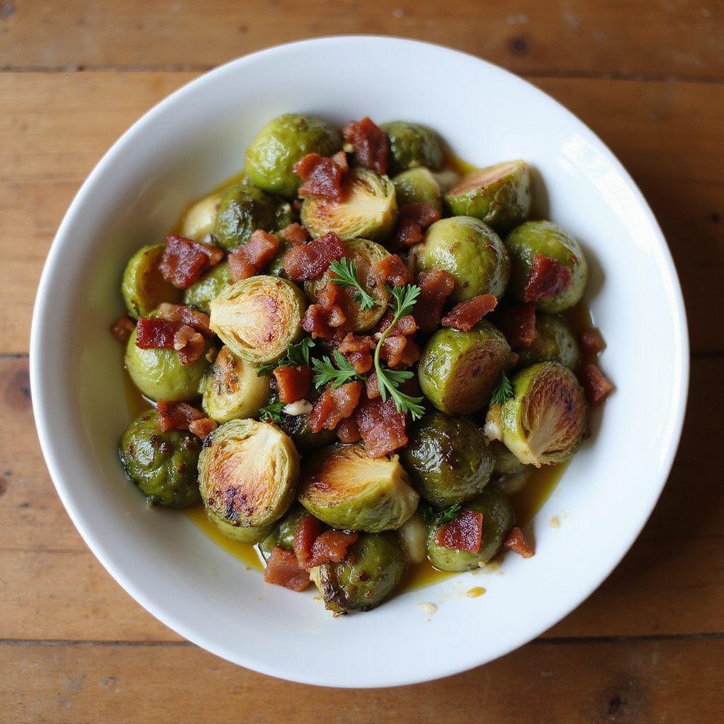 Best Brussel Sprouts and Bacon Recipe: Crispy Caramelized Perfection