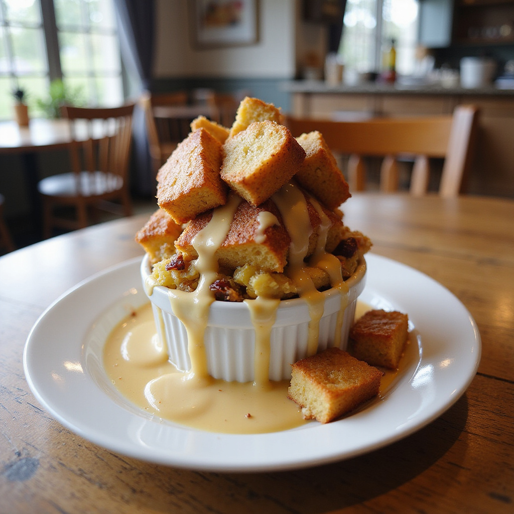 Mimi's Cafe Bread Pudding Recipe: Decadent Dessert with Vanilla Sauce