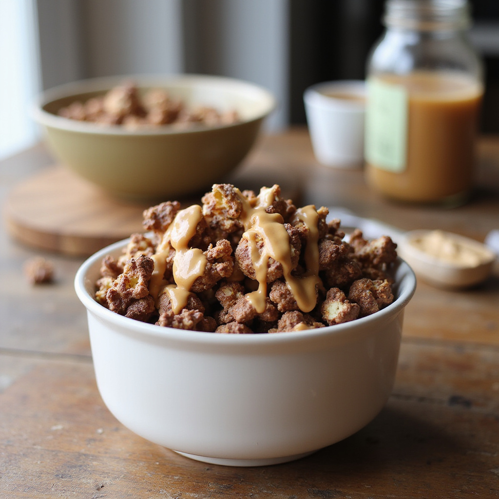 Peanut Butter Chocolate Popcorn Recipe: Sweet and Crunchy Indulgence ...