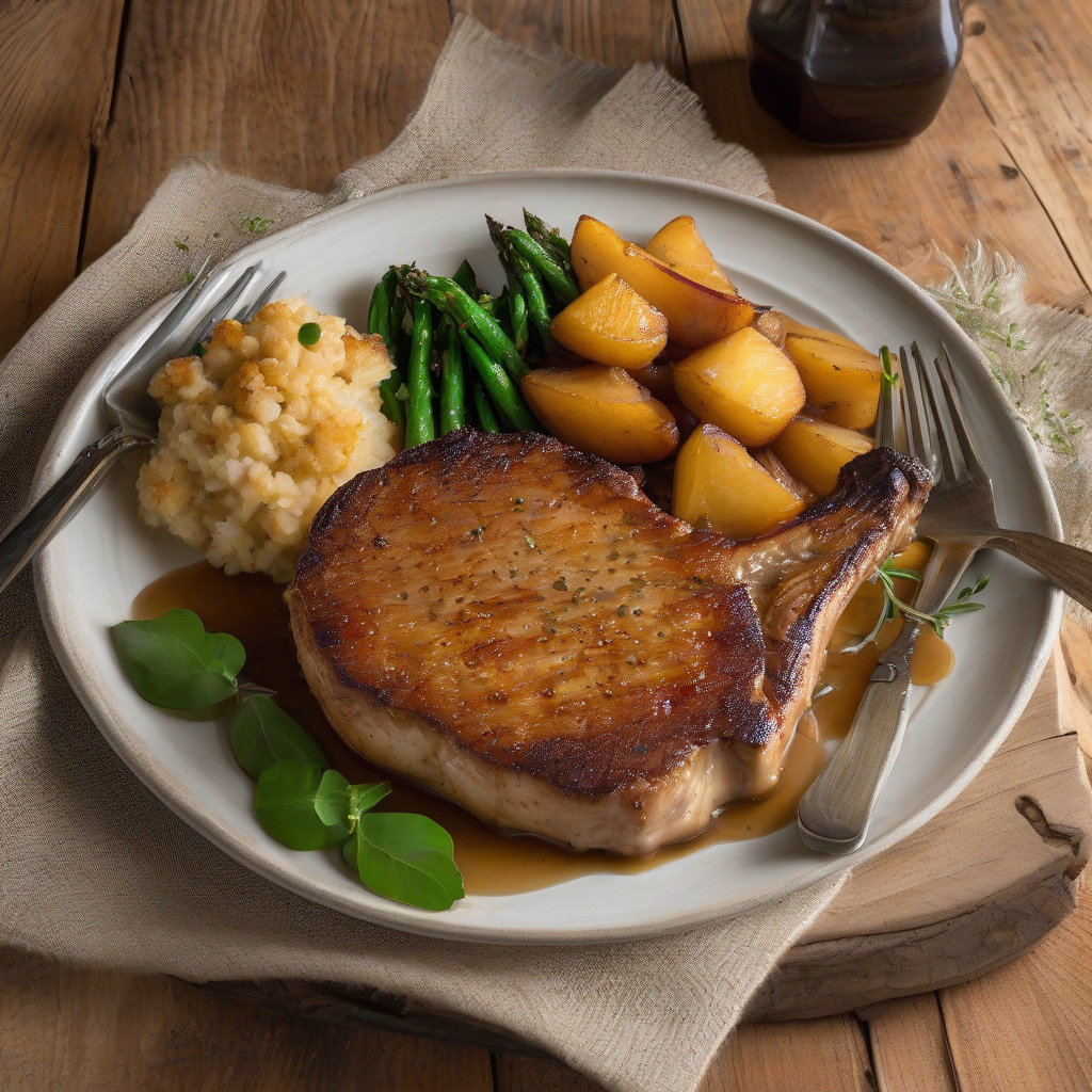 Applesauce Pork Chops Recipe: Sweet & Savory Harmony