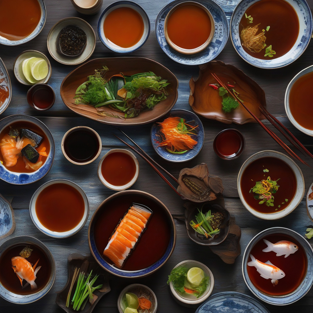 Chinese Set Table Condiments Chinese Fish Sauce Recipe: Umami-Rich Condiment for Authentic Dishes ...