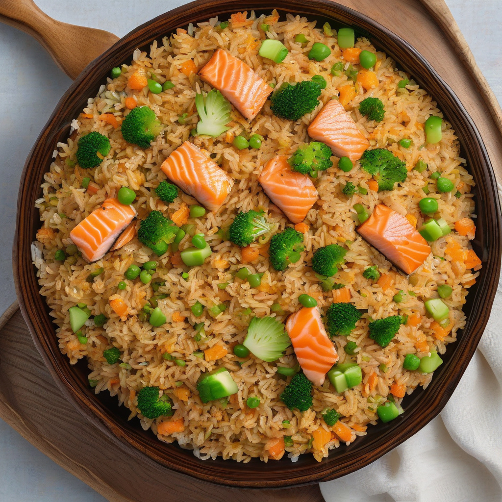 Salmon Fried Rice Recipe: Flaky Fish and Umami-Packed Grains in One Pan