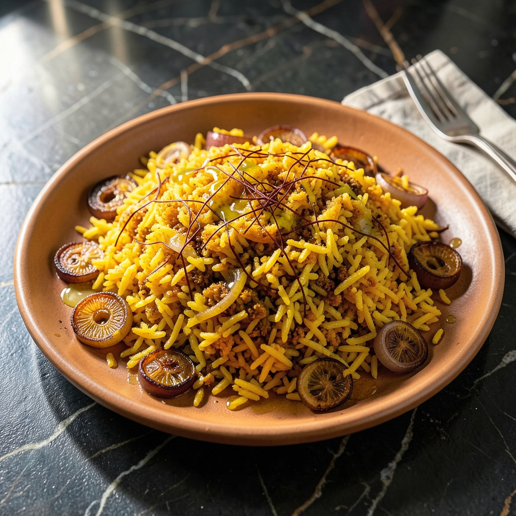 Yellow Rice Pakistani Arabic Yellow Rice Recipe: Fragrant and Vibrant Side Dish