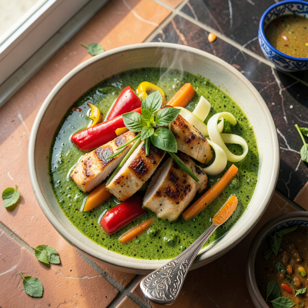 Green Curry Recipe: Thai Coconut Milk Simmered With Fresh Herbs