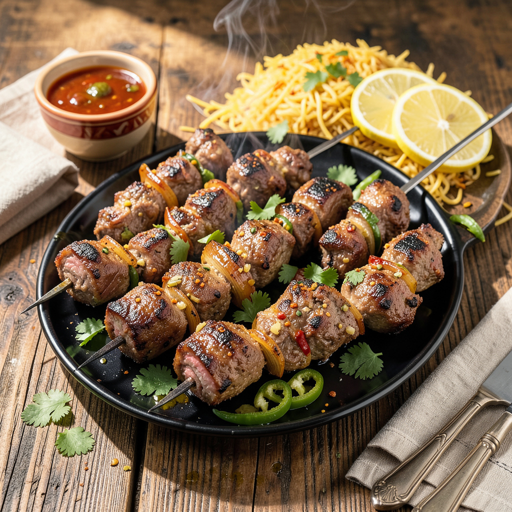 Indian Seekh Kebab BBQ Recipe Smoky And Spiced Grilled Perfection Indian Seekh Kebab BBQ Recipe Smoky And Spiced Grilled Perfection