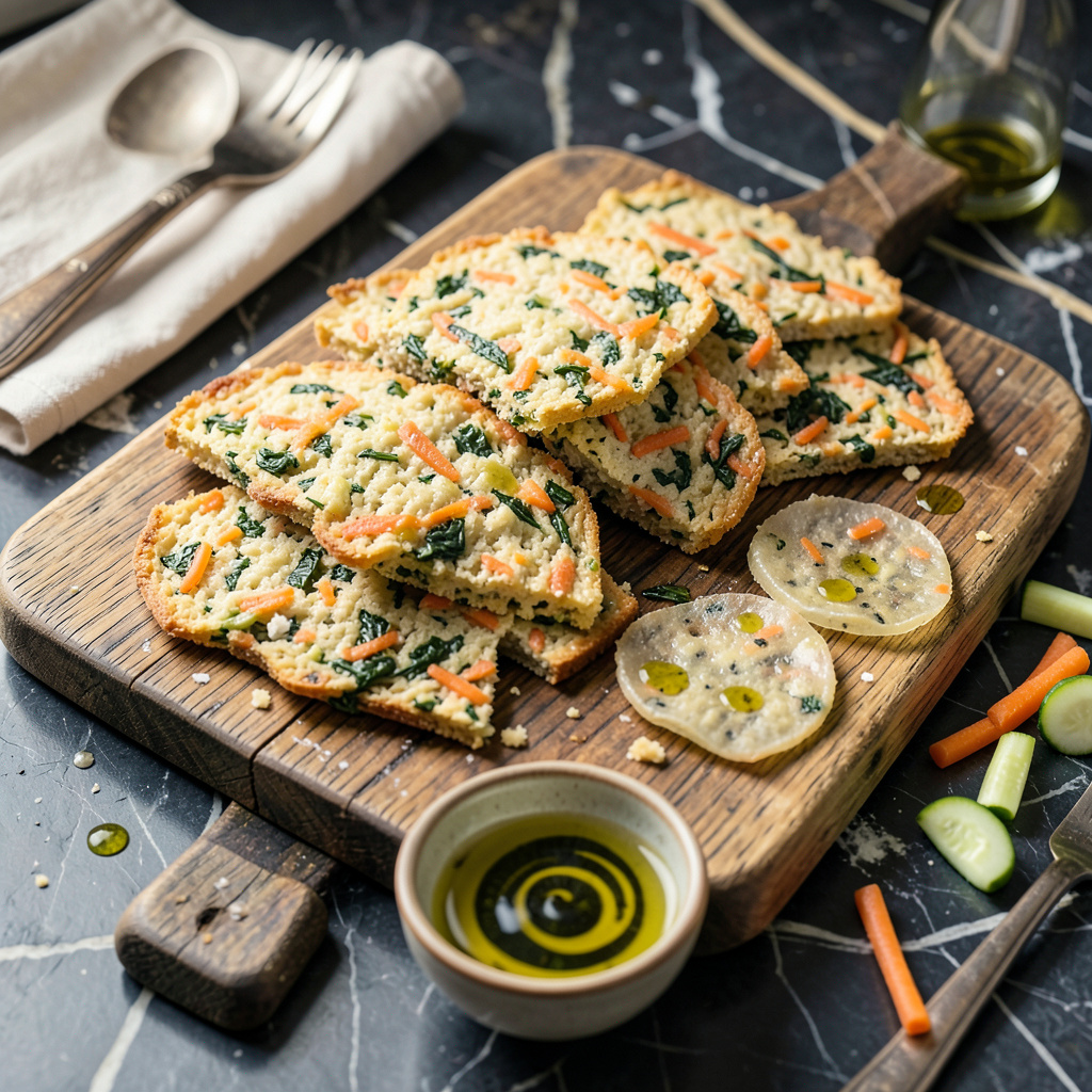 Vegetable Crackers Recipe: Crispy and Flavorful Snack for Anytime