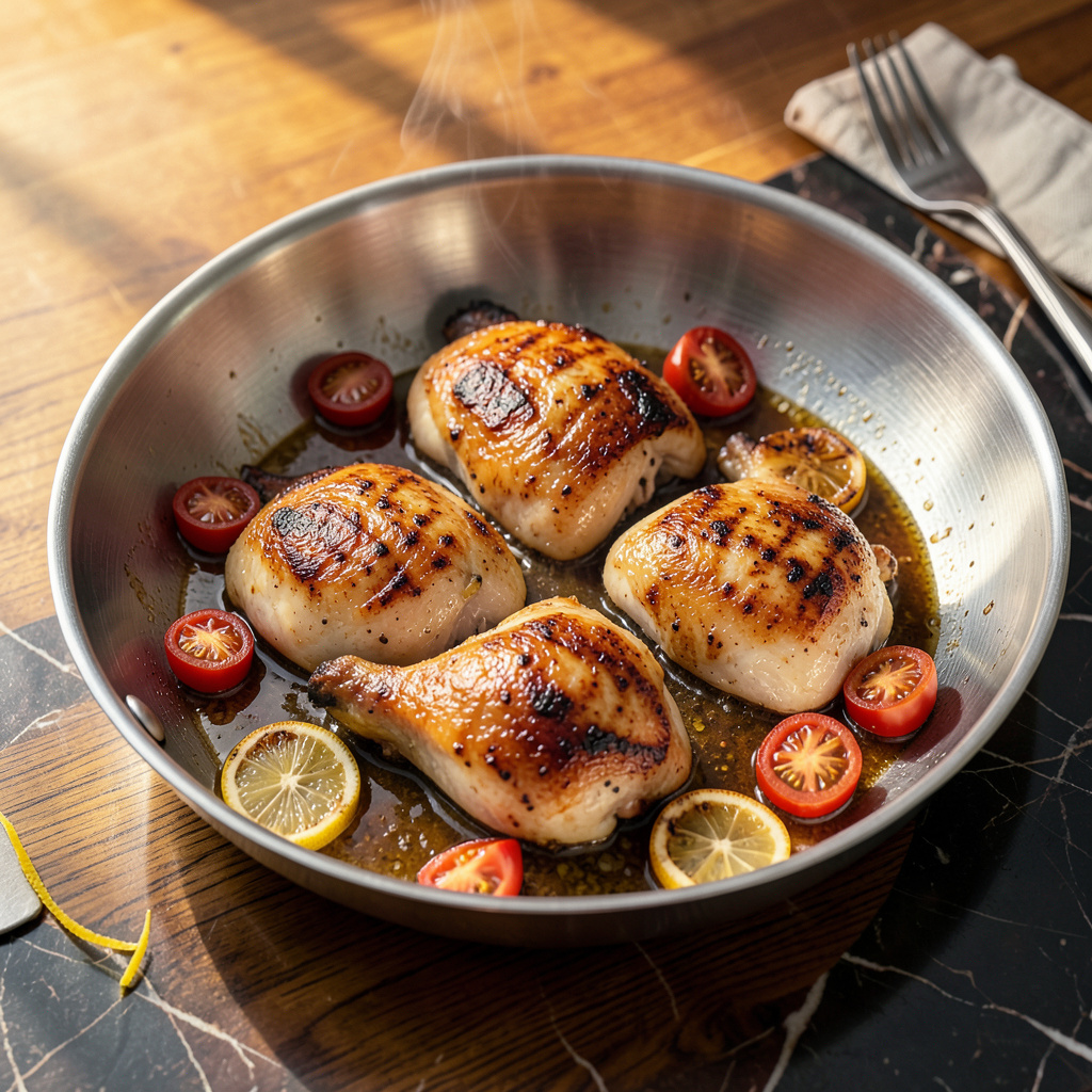 Cooking Chicken in Stainless Steel Pan: The Foolproof Heat Control ...