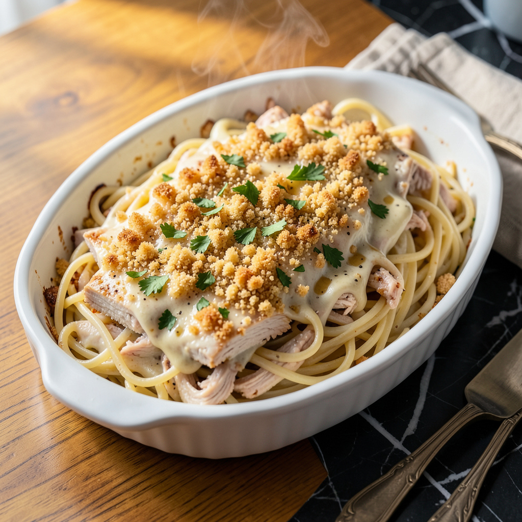 Luby's Chicken Tetrazzini Recipe: Creamy Comfort Food Classic - Time to ...