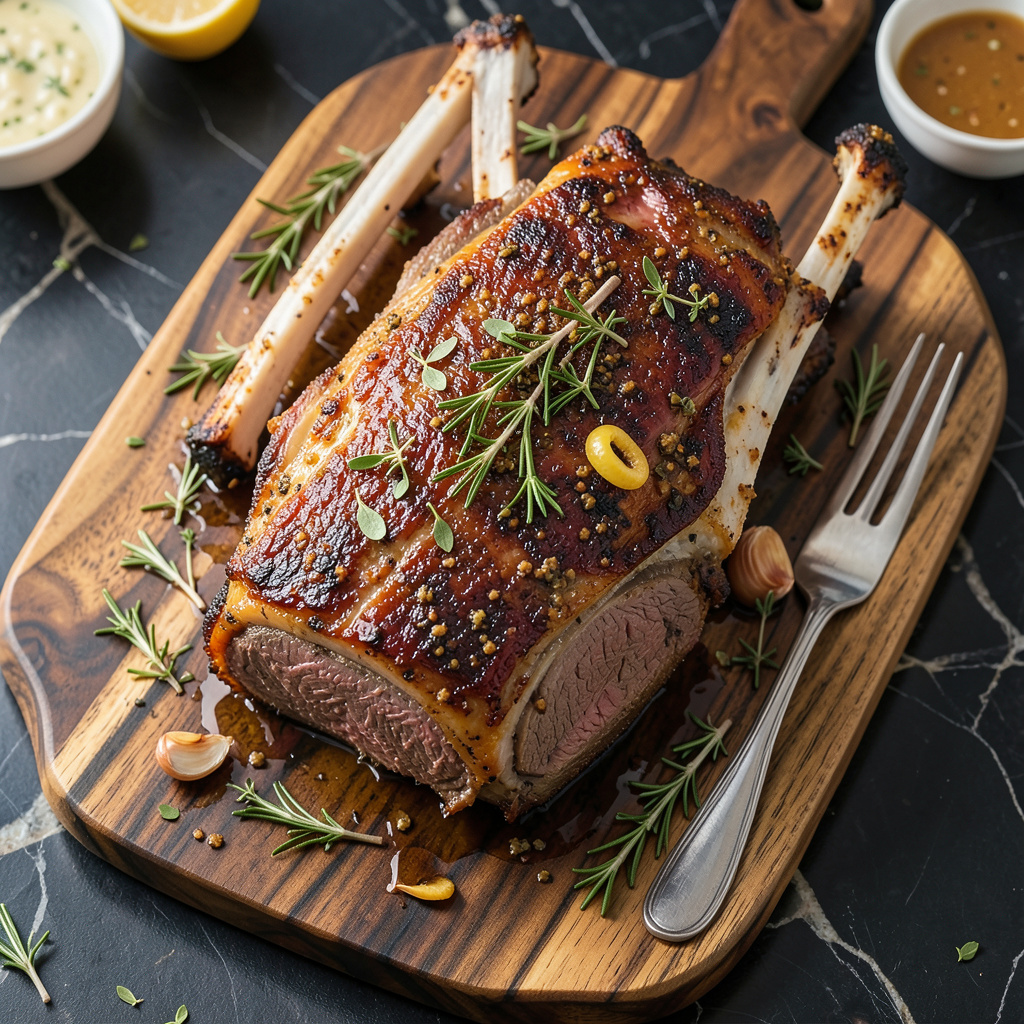 R Rib Paula Deen's Rib Roast Recipe: Herb-Crusted Holiday Showstopper