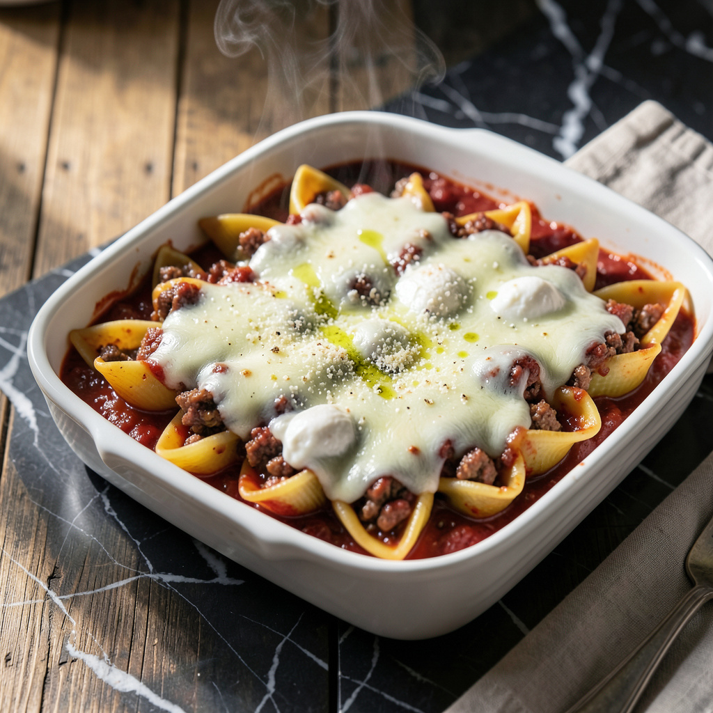 Cheesy Example Barilla Stuffed Shells With Meat Recipe: Cheesy Depth in Every Bite ...