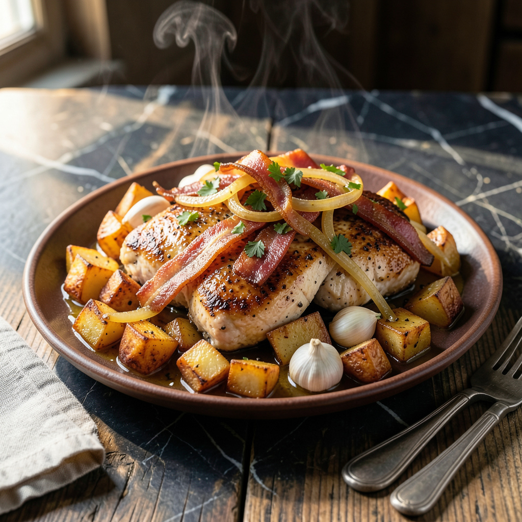 Chicken Bacon Potato Slow Cooker Recipe: Hands-Off Hearty Meal With ...