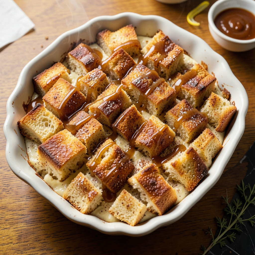 Golden Corral Bread Pudding Recipe: Vanilla Custard Soaked With ...