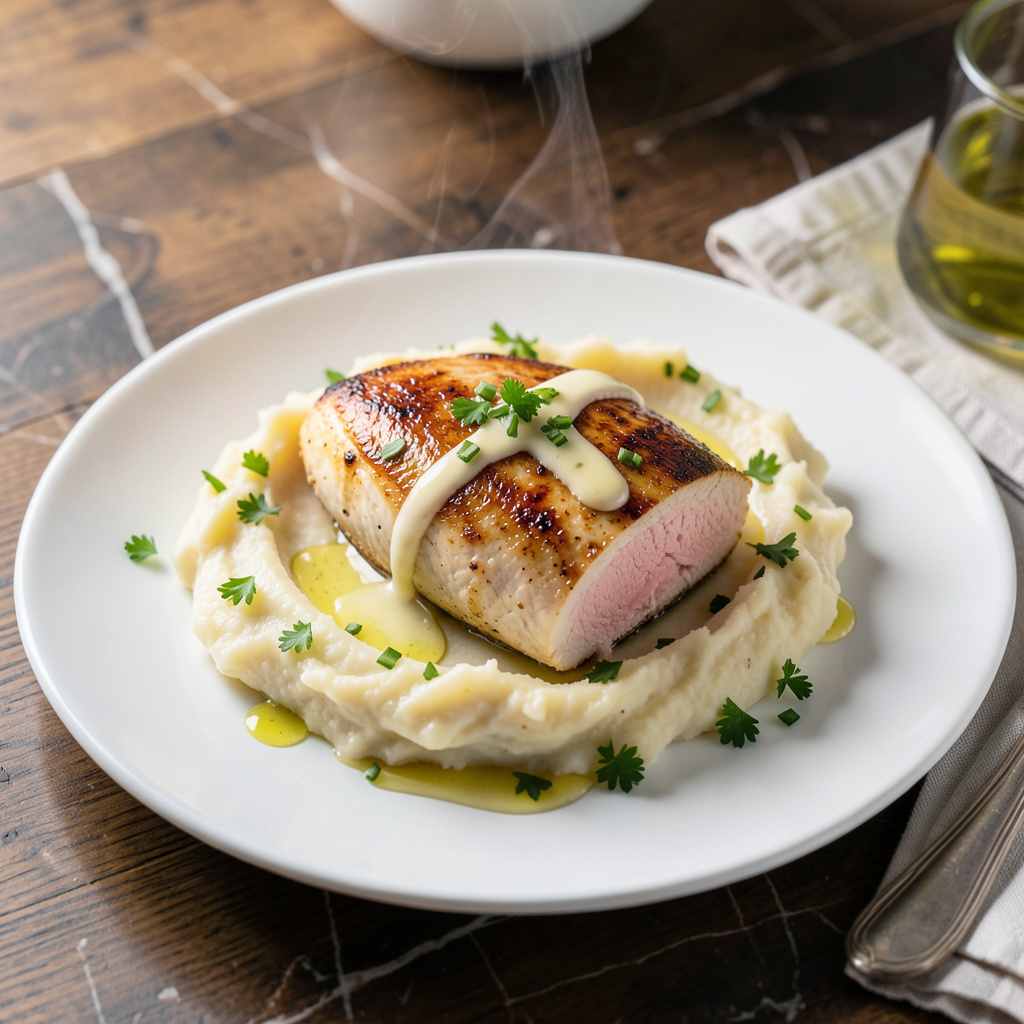 Mash Examples Mashed Potatoes and Chicken Breast Recipe: Creamy Sides Meet Juicy Protein