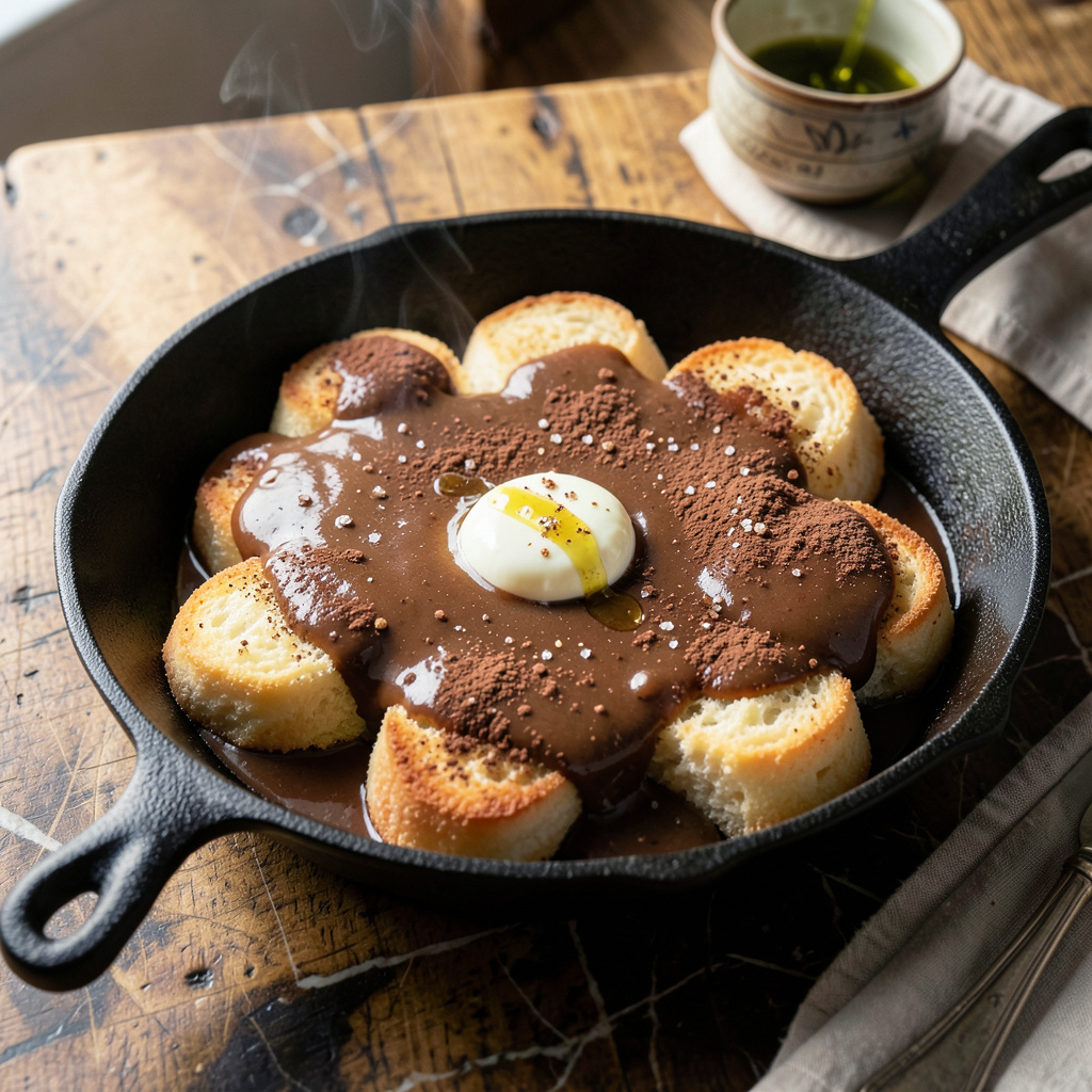 Bisquit Dev Old Time Chocolate Gravy Recipe: Southern Bisquit Topper