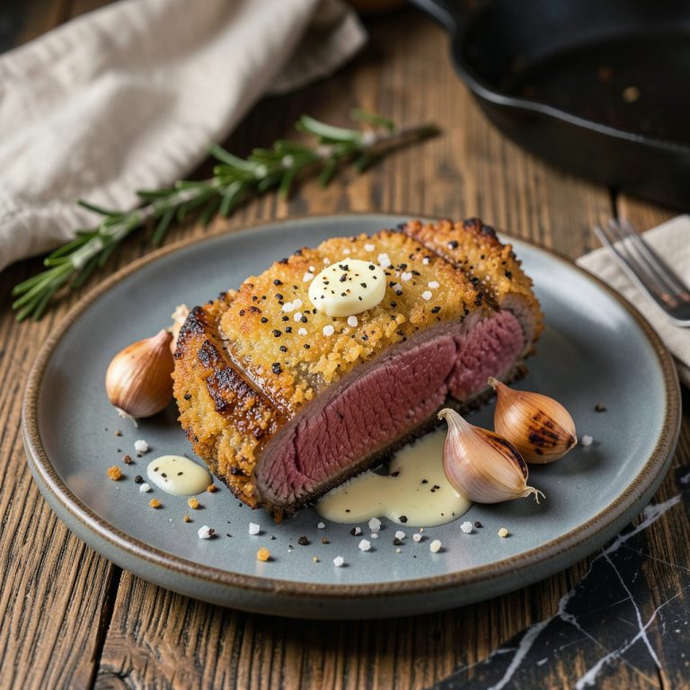 Parmesan Crusted Steak Recipe: Steakhouse Crust With Buttery Finish