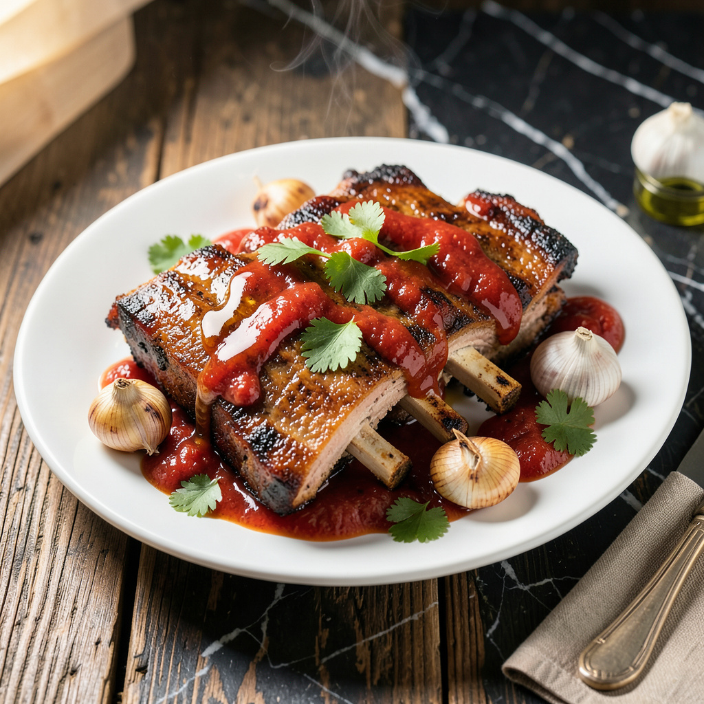 Puerto Rican Ribs Recipe in Oven: Island-Inspired Adobo Glazed Racks