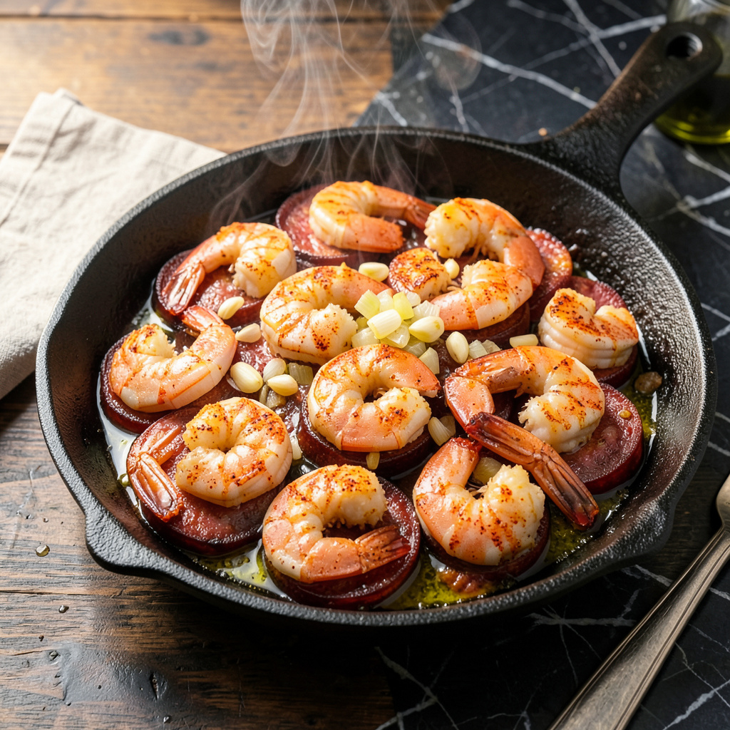 Shrimp and Chorizo Recipe: Smoky Spanish Fusion in 30 Minutes