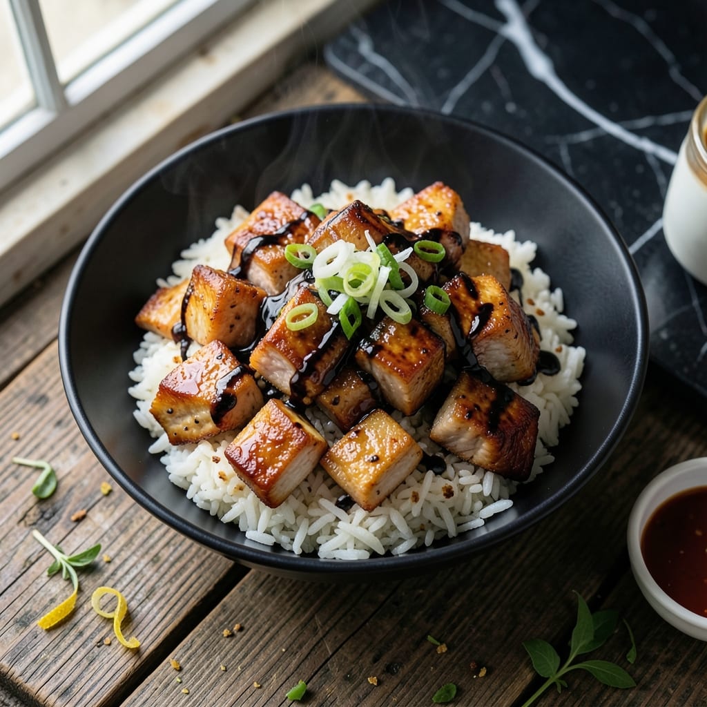 Crispy Pork and Rice Recipe: Asian-Inspired Wok-Fried Delight