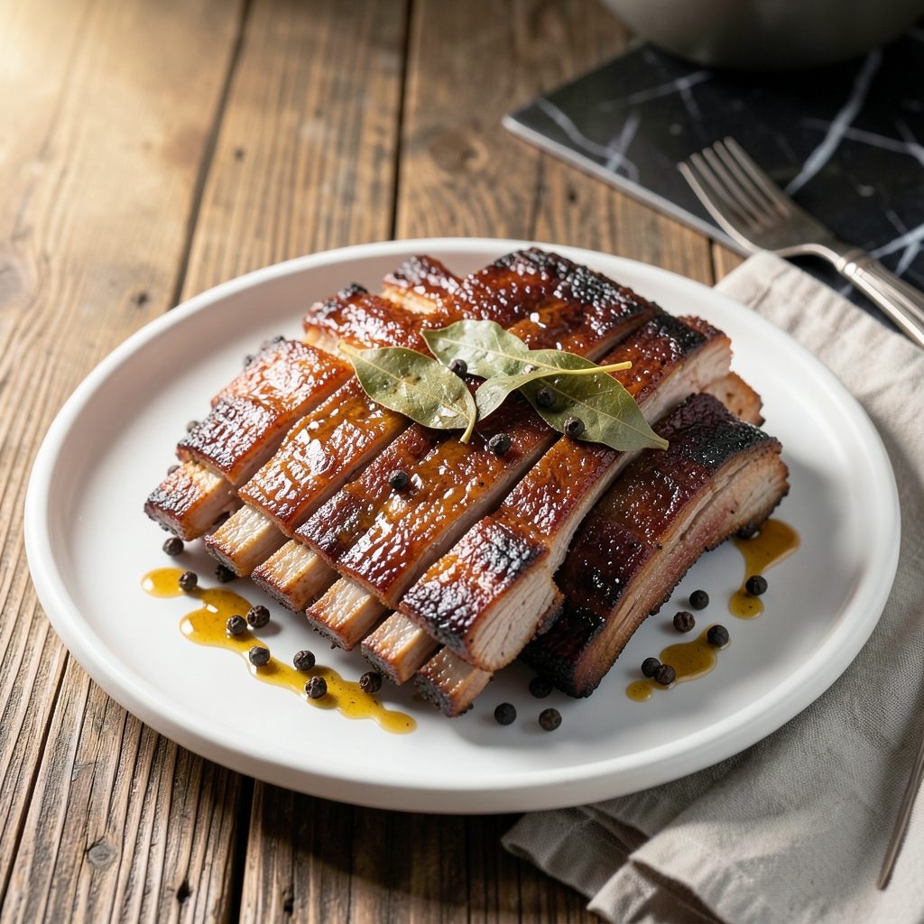 Corned Pork Spare Ribs Recipe: Brined and Braised to Juicy Tenderness