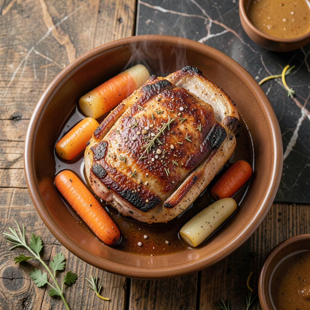 Pork Rib Cooking Methods Crock Pot Pork Rib Roast Recipe: Melt-in-Your-Mouth Slow Cooked Succulence